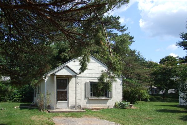 Front of cottage